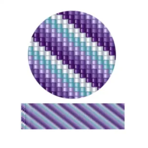 aweben23-Gestreifter Hintergrund, der eine Mischung aus Lila- und Blautönen in einem dynamischen Design zeigt.