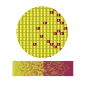 aweben35-Raster von Quadraten, die in einem visuell ansprechenden Muster angeordnet sind.