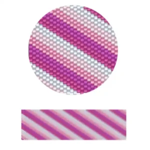 pk1-Vertikale Streifen in Rosa und Weiß erzeugen ein weiches, strukturiertes muster.