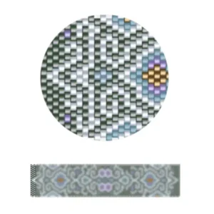 pk20.2-Muster mit klaren geometrischen Formen und lebendigen Farben.