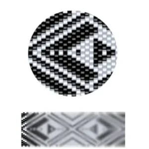 pk4-Monochromes Muster mit einer markanten diagonalen Linie, die visuelles Interesse erzeugt.