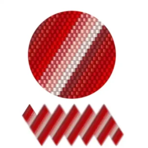 wk6.2-Streifenmuster in Rot und Weiß, gleichmäßig angeordnet.